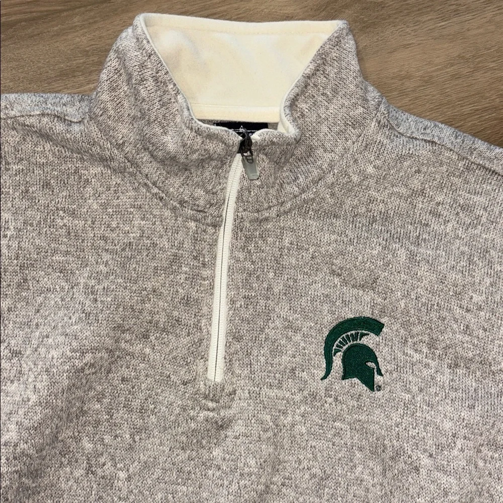 Charles River Michigan State Brugge  Quarter-Zip woman’s Sweatshirt size 2XL - Picture 4 of 5